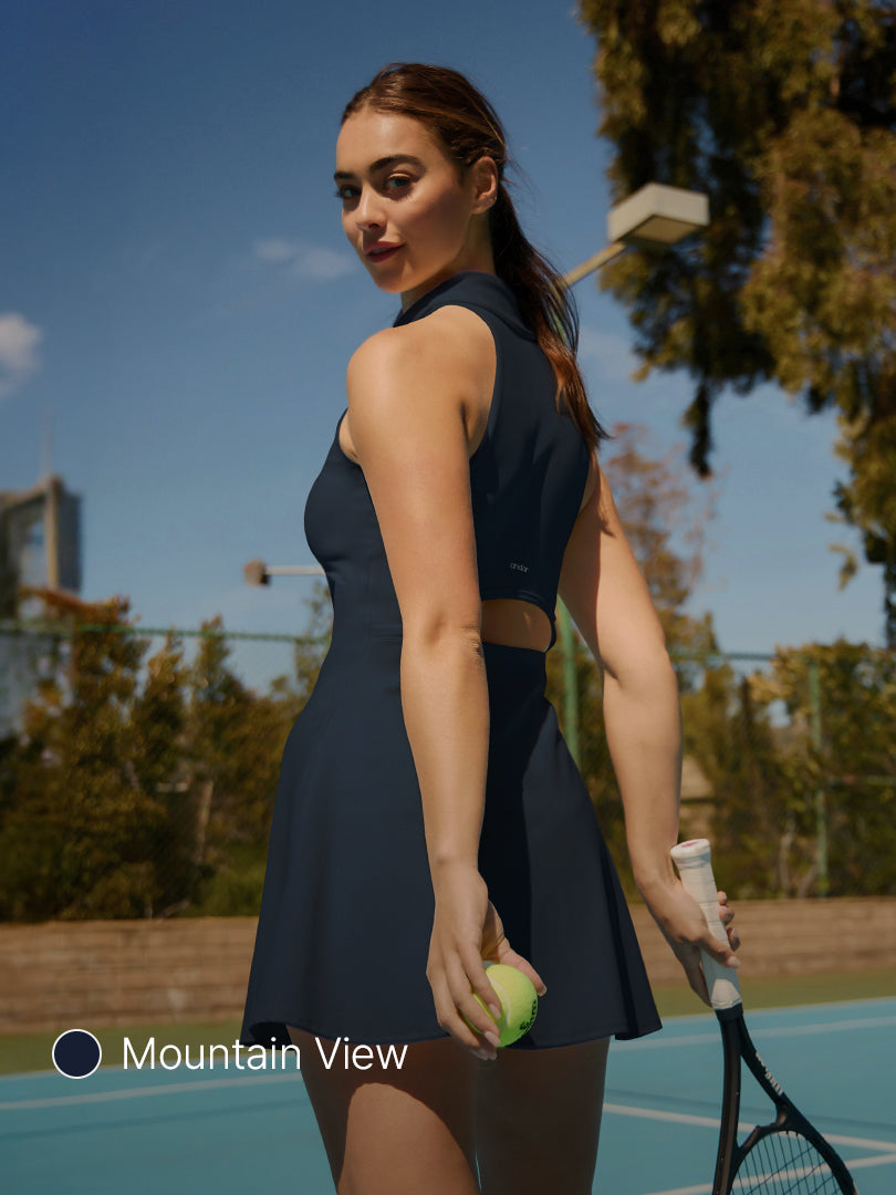 Airywin Sleeveless Polo Dress