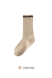 Ringle Knitted Crew Socks