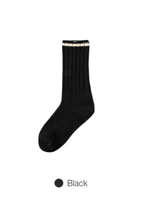 Ringle Knitted Crew Socks