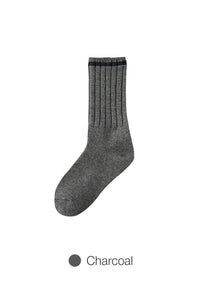 Ringle Knitted Crew Socks