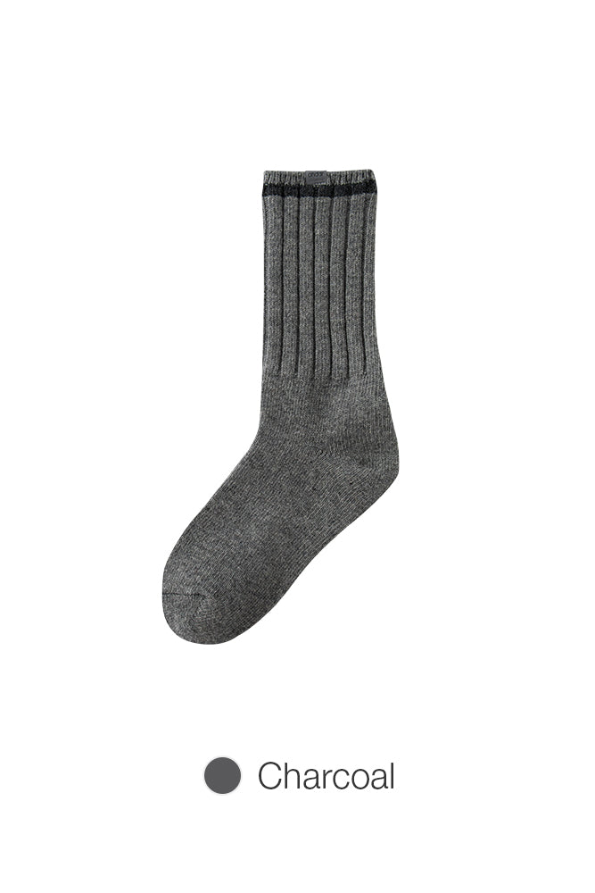 Ringle Knitted Crew Socks