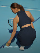 Airywin Sleeveless Polo Dress