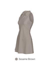 Airywin Sleeveless Polo Dress