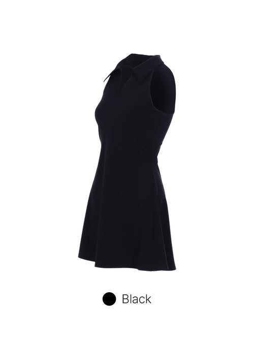 Airywin Sleeveless Polo Dress