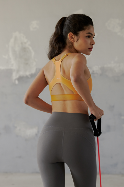 Front Zip Racerback Bra Top