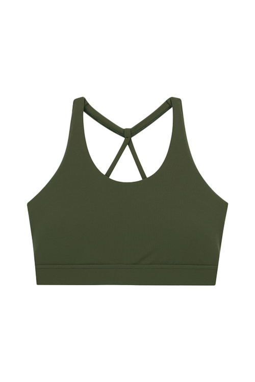 Relair Back Line Halter Bra Top